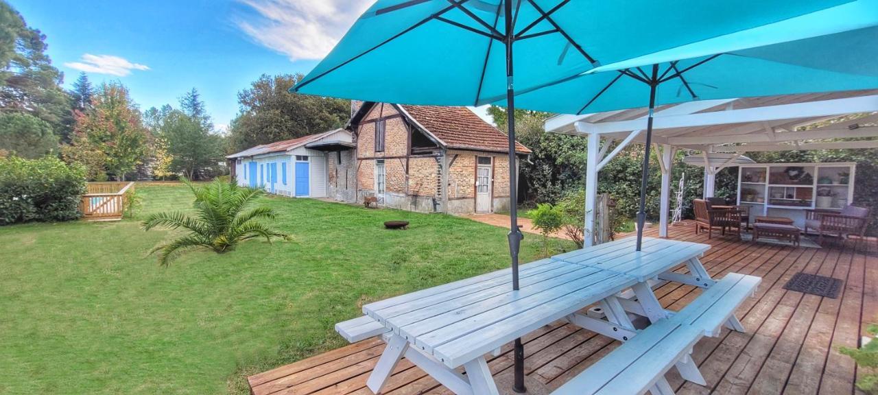 Charmante Maison Dans Les Landes X 10 Avec Piscine Et Salle D Escalade Lue المظهر الخارجي الصورة