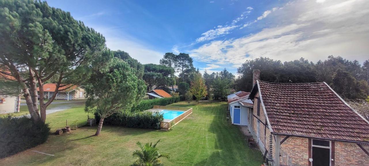 Charmante Maison Dans Les Landes X 10 Avec Piscine Et Salle D Escalade Lue المظهر الخارجي الصورة