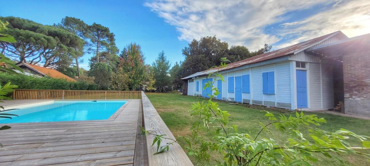 Charmante Maison Dans Les Landes X 10 Avec Piscine Et Salle D Escalade Lue المظهر الخارجي الصورة