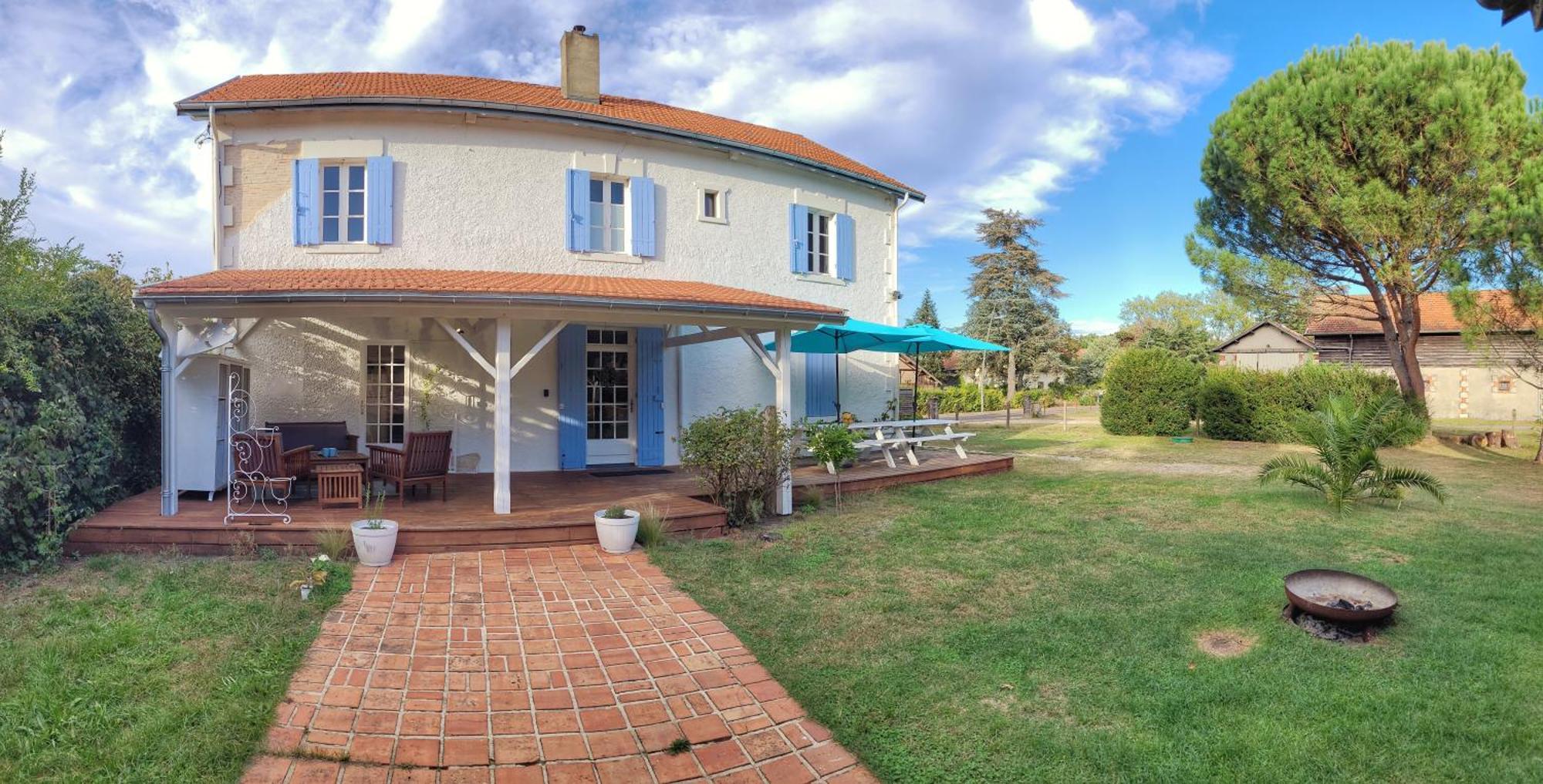 Charmante Maison Dans Les Landes X 10 Avec Piscine Et Salle D Escalade Lue المظهر الخارجي الصورة