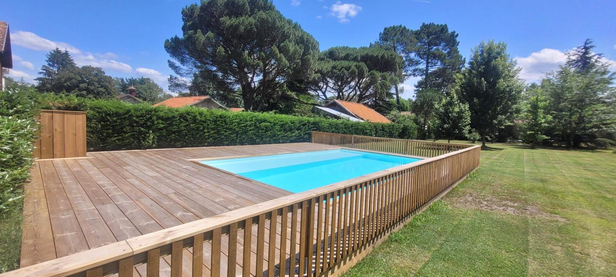 Charmante Maison Dans Les Landes X 10 Avec Piscine Et Salle D Escalade Lue المظهر الخارجي الصورة