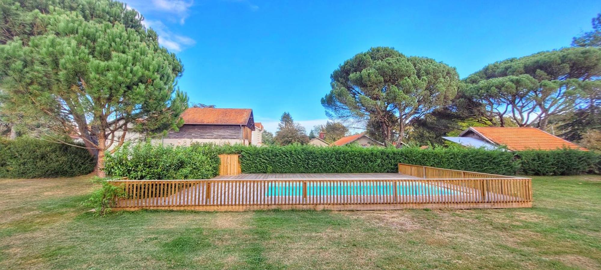 Charmante Maison Dans Les Landes X 10 Avec Piscine Et Salle D Escalade Lue المظهر الخارجي الصورة