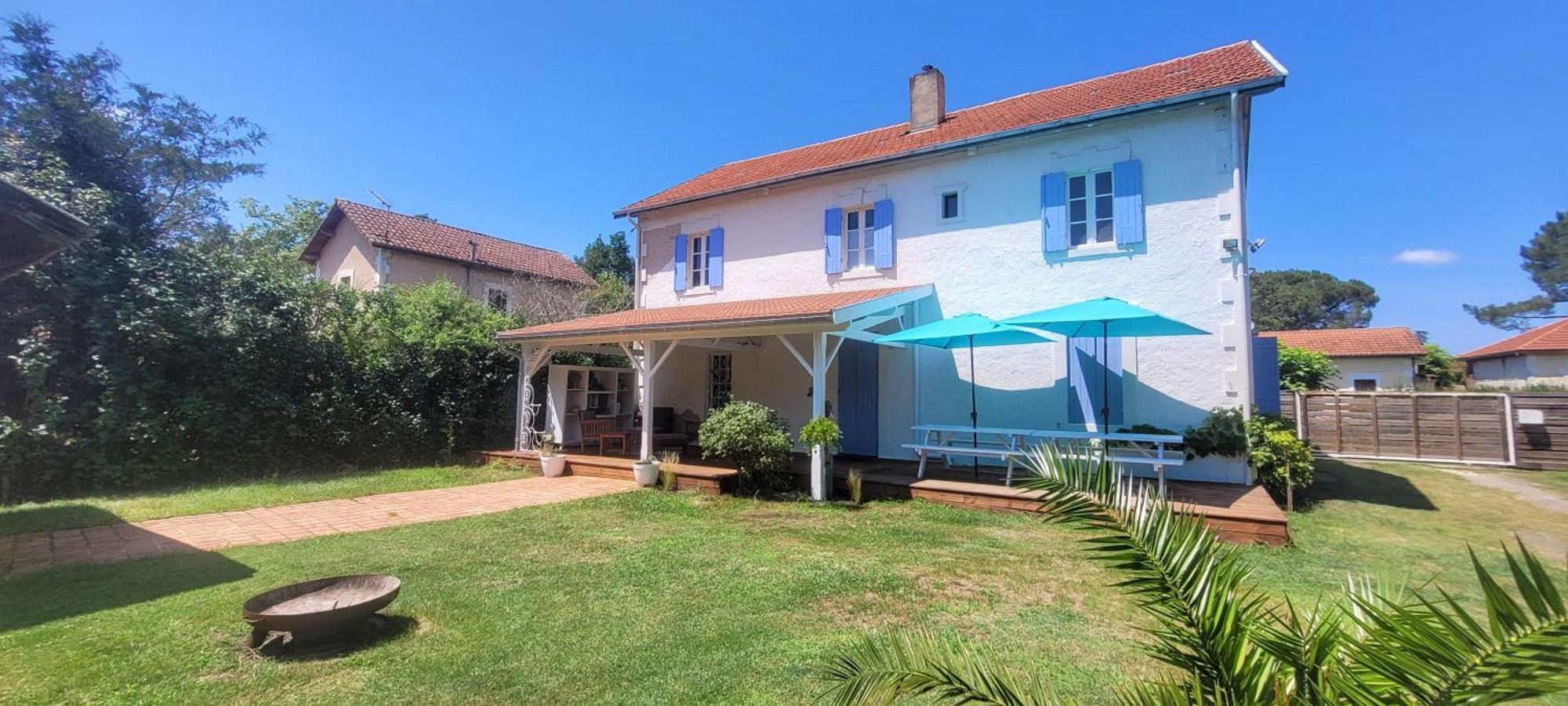 Charmante Maison Dans Les Landes X 10 Avec Piscine Et Salle D Escalade Lue المظهر الخارجي الصورة